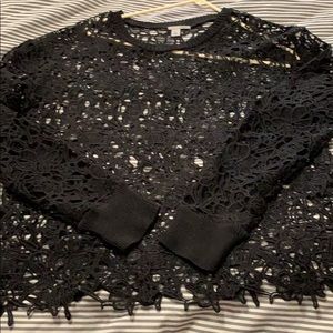 Beautiful black lace top